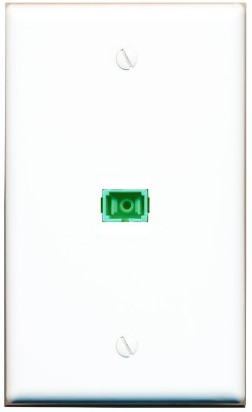 Riteav – nero 1 porte RCA bianco 1 porte RCA verde da parete