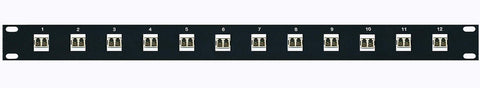 12 Port - Fiber Patch Panel - 10Gb Multimode