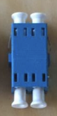 Fiber Optic Cable Flangeless Adapter/Coupler LC-LC Duplex Blue OM2 (500 Pack)