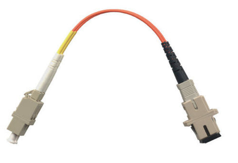 1FT LC Female to SC Female Adapter Cable - Multimode (50/125) - Duplex