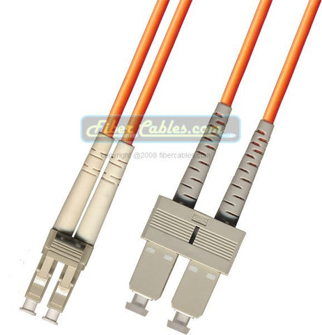 OM1 - Multimode (62.5/125) - Duplex - Fiber Optic Cable - LC to SC