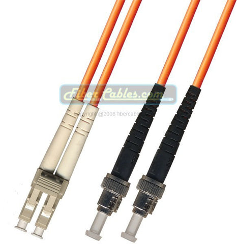 OM2 - Multimode (50/125) - Duplex - Fiber Optic Cable - LC to ST