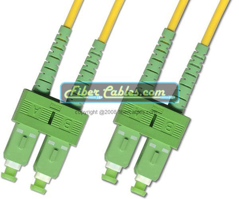 APC/APC - Singlemode (9/125) - Duplex - Fiber Optic Cable - SC-APC to SC-APC