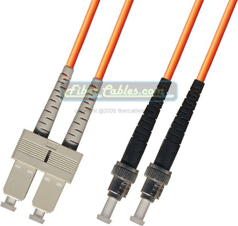 OM1 - Multimode (62.5/125) - Duplex - Fiber Optic Cable - SC to ST
