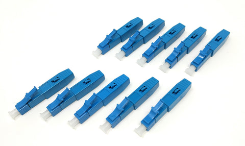 Field Installable LC-UPC Singlemode 9/125 Connector for 0.9mm Cable (10 Pack)