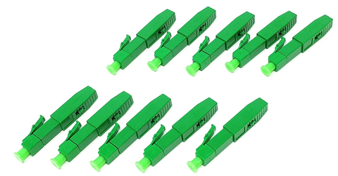 Field Installable LC-APC Singlemode 9/125 Connector for 0.9mm Cable (10 Pack)