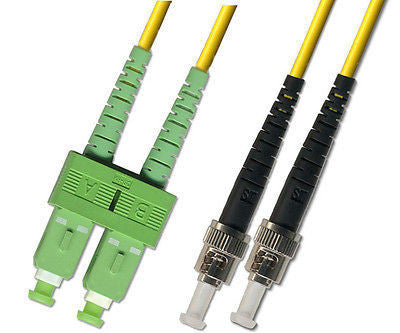 APC/UPC - Singlemode (9/125) - Duplex - Fiber Optic Cable - SC-APC to ST-UPC