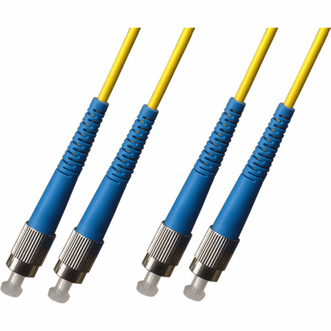 0.3m ( 1FT ) FC-FC Duplex Singlemode Fiber Optic Cable 9/125 Plenum