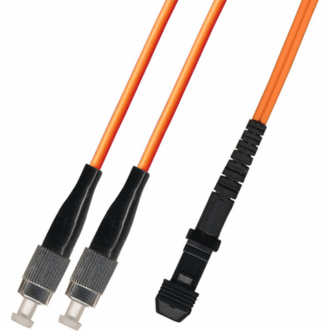0.3m ( 1FT ) FC-MTRJ Duplex Multimode Fiber Optic Cable 62.5/125 LSZH