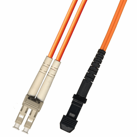 0.3m ( 1FT ) LC-MTRJ Duplex Multimode Fiber Optic Cable 50/125 LSZH