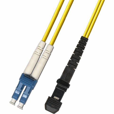 0.3m ( 1FT ) LC-MTRJ Duplex Singlemode Fiber Optic Cable 9/125 Plenum
