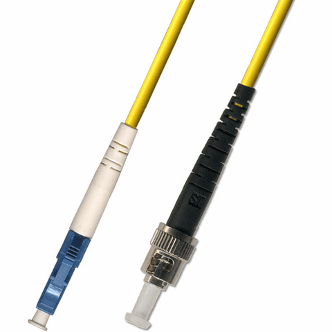 100M LC-ST Simplex Singlemode Fiber Optic Cable 9/125 Plenum