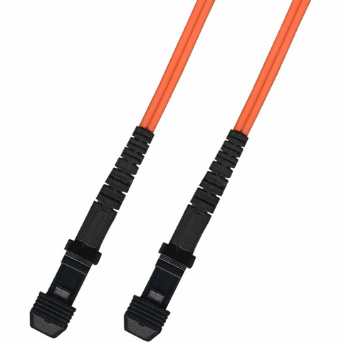 100M MTRJ-MTRJ Duplex Multimode Fiber Optic Cable 50/125 Plenum