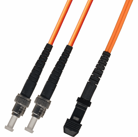 100M ST-MTRJ Duplex Multimode Fiber Optic Cable 50/125 Riser