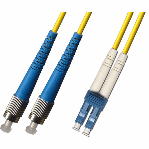 10M FC-LC Duplex Singlemode Fiber Optic Cable 9/125 Armored