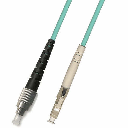 10M FC-LC Simplex Multimode Fiber Optic Cable 50/125 10 Gigabit Outdoor, Distribution (10GB)