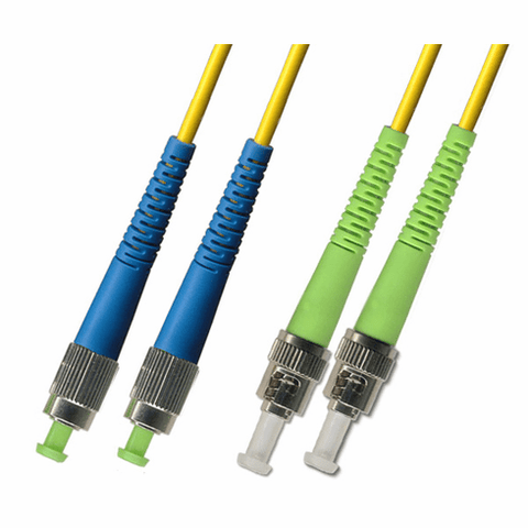 10M FC UPC to ST APC Duplex Singlemode Fiber Optic Cable 9/125