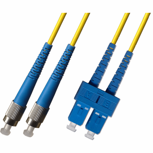 15M FC-SC Duplex Singlemode Fiber Optic Cable 9/125 LSZH
