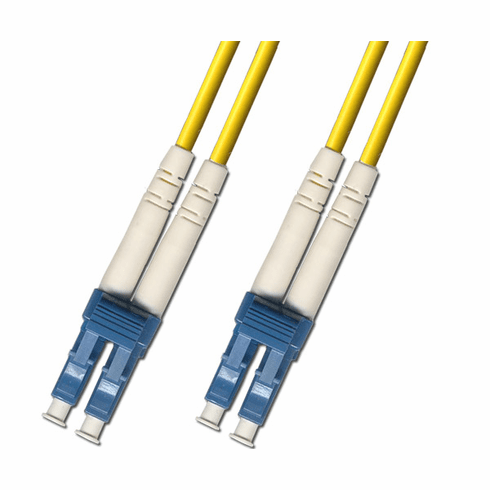 15M LC-LC Duplex Singlemode Fiber Optic Cable 9/125 LSZH