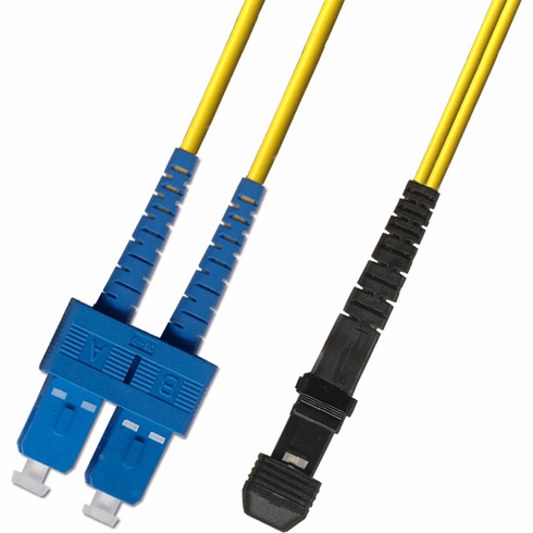 15M SC-MTRJ Duplex Singlemode Fiber Optic Cable 9/125 LSZH