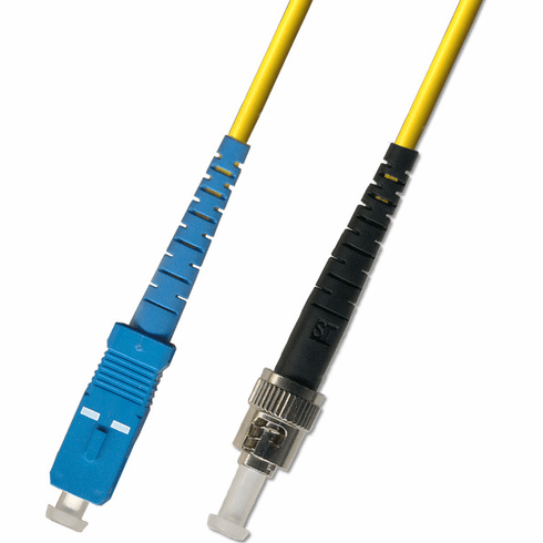 15M SC-ST Simplex Singlemode Fiber Optic Cable 9/125 Plenum