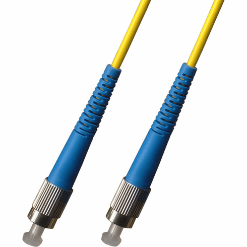 1M FC-FC Simplex Singlemode Fiber Optic Cable 9/125 Plenum