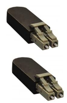 Ultra Spec Cables LC Fiber Optic Multimode 50/125 Loopback Adapter - 2 Pack