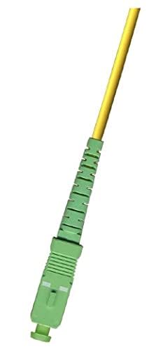 10 Pack SC/APC Singlemode 9/125 Simplex Pigtail Fiber Optic 1M - 0.9 mil for Splice