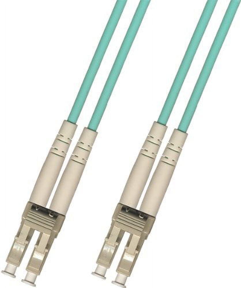 250 Meter 40Gb OM4 Multimode Duplex Fiber Optic Cable (50/125) - LC to LC - Aqua