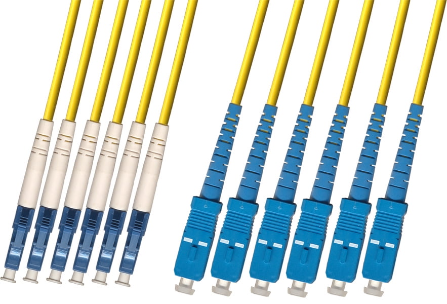 RiteAV - Direct Burial/Outdoor LC-SC 6-Strand Fiber Optic Cable - Sing ...
