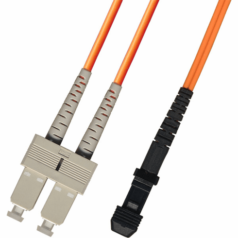 30M SC-MTRJ Duplex Multimode Fiber Optic Cable 62.5/125 Riser