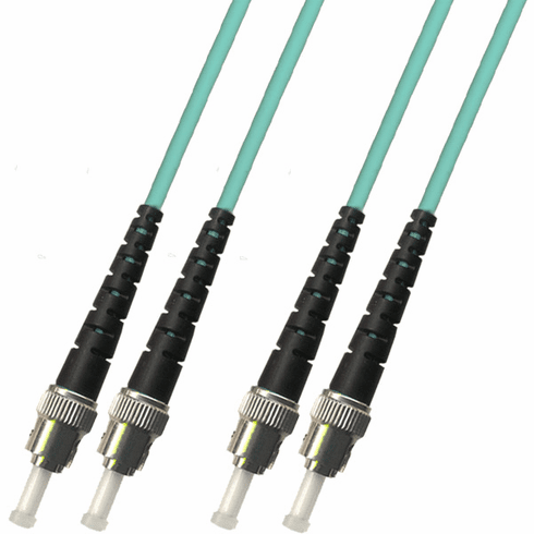 30M ST-ST Duplex Multimode Fiber Optic Cable 50/125 10 Gigabit Outdoor, Distribution (10GB)