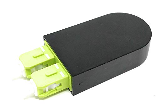 Ultra Spec Cables SC Fiber Optic 100Gb OM5 Multimode 50/125 Loopback Adapter Tester Cable - Lime Green