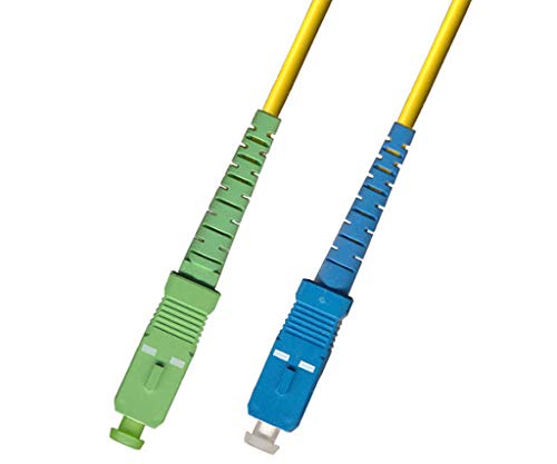 2M - Singlemode Simplex Fiber Optic Cable (9/125) - SC/APC to SC/UPC