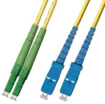 7M - Singlemode Duplex Fiber Optic Cable (9/125) - LC/APC to SC/UPC
