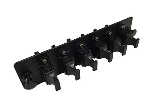 RiteAV LGX Footprint MPO Adapter Panel, 6 Ports, Loaded w/6 MPO Adapters, Black