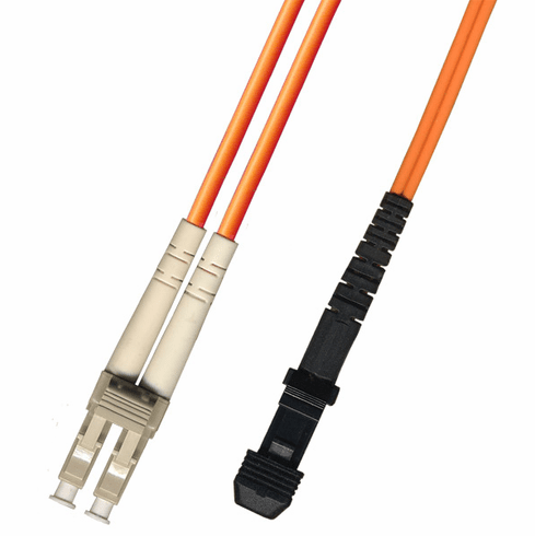 350M LC-MTRJ Duplex Multimode Fiber Optic Cable 50/125 Riser