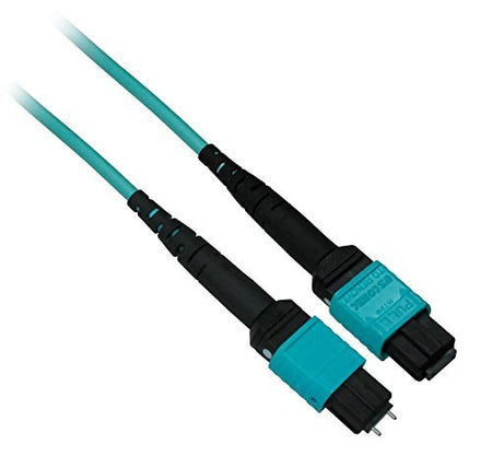 Ultra Spec - MTP 10Gb 50/125 OM4 Multimode Fiber Optic Cable Plenum (OFNP) 8 Strand Fiber - 50 Meter Male to Female Type A