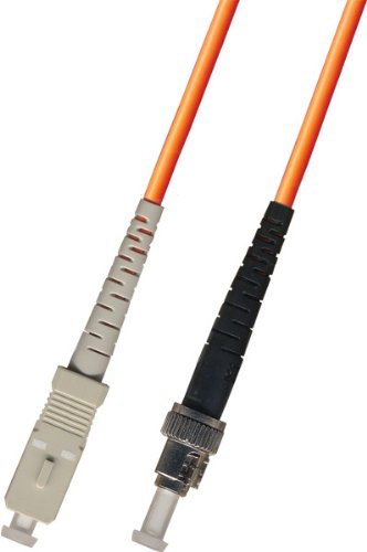 7M - Multimode Simplex Fiber Optic Cable (50/125) - SC to ST