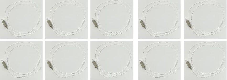 Ultra Spec Cables 10 Pack SC Multimode 50/125 Simplex Pigtail Fiber Optic 1M - 0.9 mil