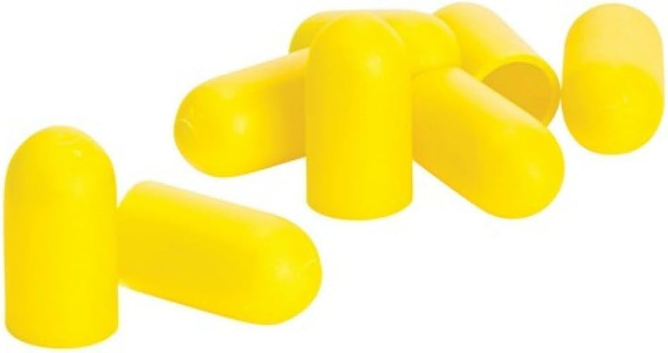 RiteAV - Fiber Optic Dust Caps for Fiber Bulkheads - 100 caps - (ST Mutlimode or Singlemode) (Yellow)