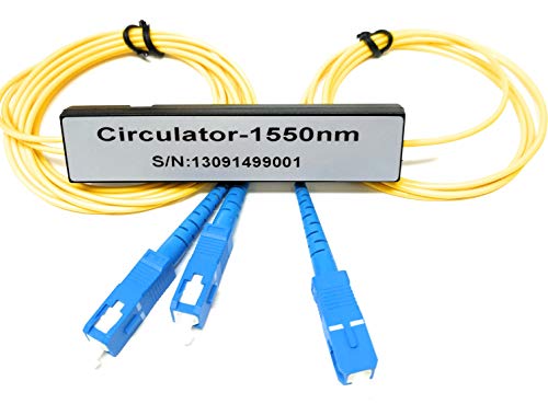 Ultra Spec Cables 1550nm WDM 3 Port Optical Circulator Cable 2.0mm SC/UPC - 1 Meter