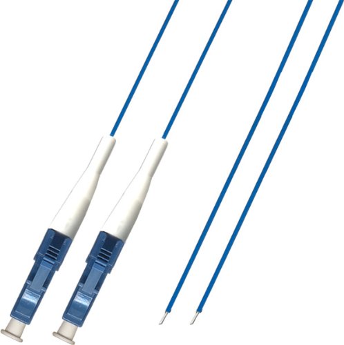 Ultra Spec Cables Fiber Optic Pigtail LC Singlemode Duplex 1M (9/125) 2.0MM for Splice