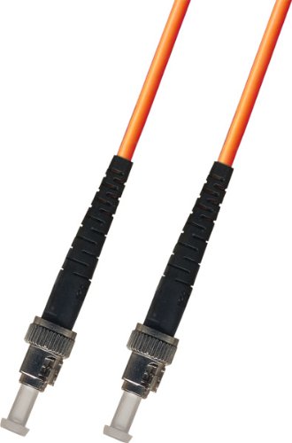 1M Multimode Simplex Fiber Optic Cable (62.5/125) - ST to ST