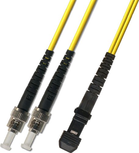 250M Singlemode Duplex Fiber Optic Cable (9/125) - ST to MTRJ