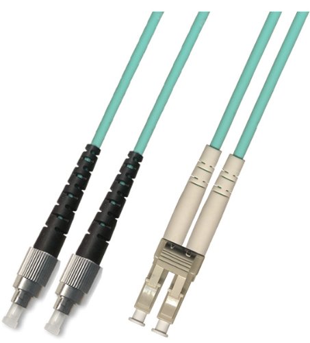 10M - 10 Gigabit (10Gb) OM3 Duplex Fiber Optic Cable (50/125) - FC to LC
