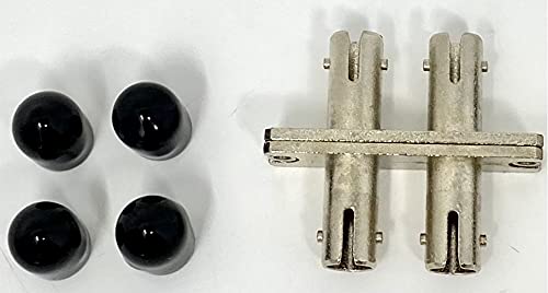 RiteAV Fiber Optic Adapter ST to ST Multimode or Singlemode Duplex Coupler
