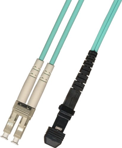 30M - 10 Gigabit (10Gb) OM3 Duplex Fiber Optic Cable (50/125) - LC to MTRJ