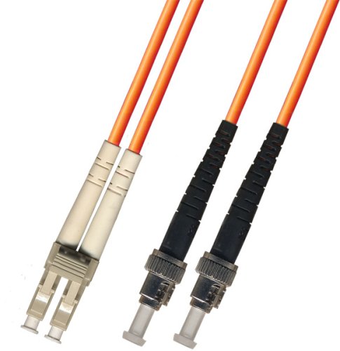 75 Meter Multimode Duplex Fiber Optic Cable (62.5/125) - LC to ST - Orange