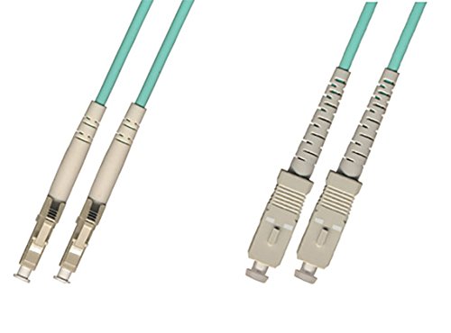 RiteAV - Direct Burial/Outdoor LC-SC 2-Strand Fiber Optic Cable - 10Gb Multimode (50/125) - 10M